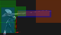 SF6 A.K.I. 214lp 6p burst hitbox.png