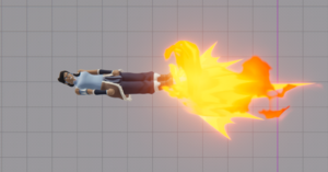 NASB2 Korra ChargeForwardAir-FlameCannon.png
