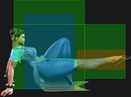 SF6 Chun-Li 214p lk hitbox.png