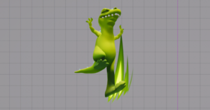 NASB2 Reptar LightDownAir-MegaStomp.png