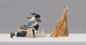 NASB2 Korra LightDown-EarthShatteringPunch.png