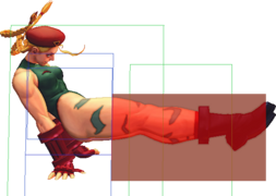 USFIV Cammy 2HK Hitbox.png