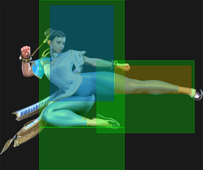 SF6 Chun-Li j236lk hitbox.png