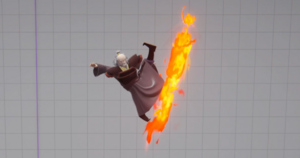 NASB2 Iroh LightForwardAir AncientBlazeOfZoryu.png
