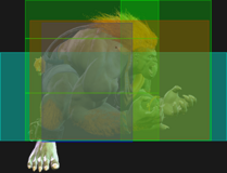 SF6 Blanka 214p hitbox.png