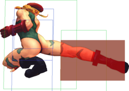USFIV Cammy 2MK Hitbox.png