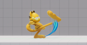 NASB2 Garfield LightForward-ForwardKick.png