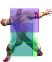 SF6 Zangief 5hp hold hitbox.png
