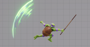 NASB2 Donatello LightNeutralAir-WarriorsCycle.png