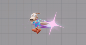 NASB2 Rocko LightForwardAir-TailSlap.png