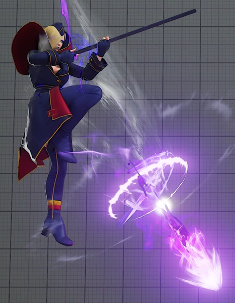 File:SFV Falke hold punch button + release (air).png